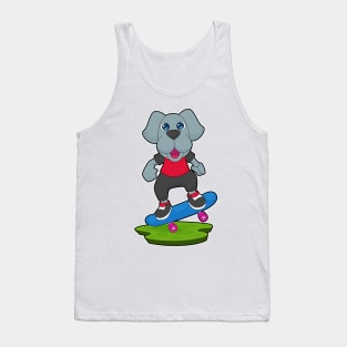 Dog Skater Skateboard Tank Top